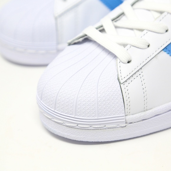 Adidas SuperStar Foundation White Light Blue Gold - Picture 8 of 8
